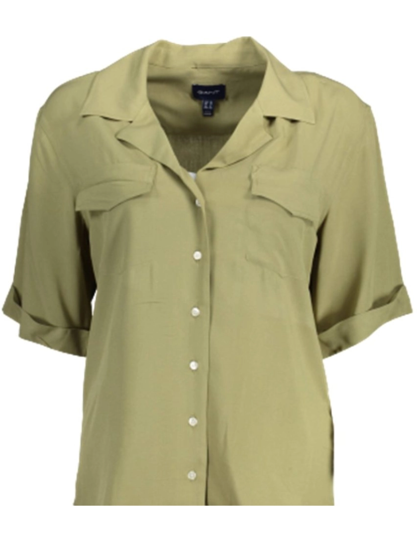 Gant - Gant Camisa Verde Mulher 14320166