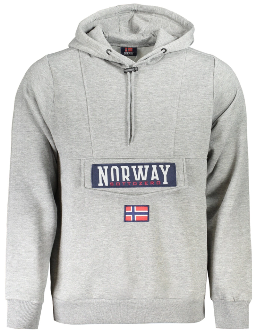 imagem de Norway 1963 Sweatshirt com Capuz Cinzento Homem 8494291