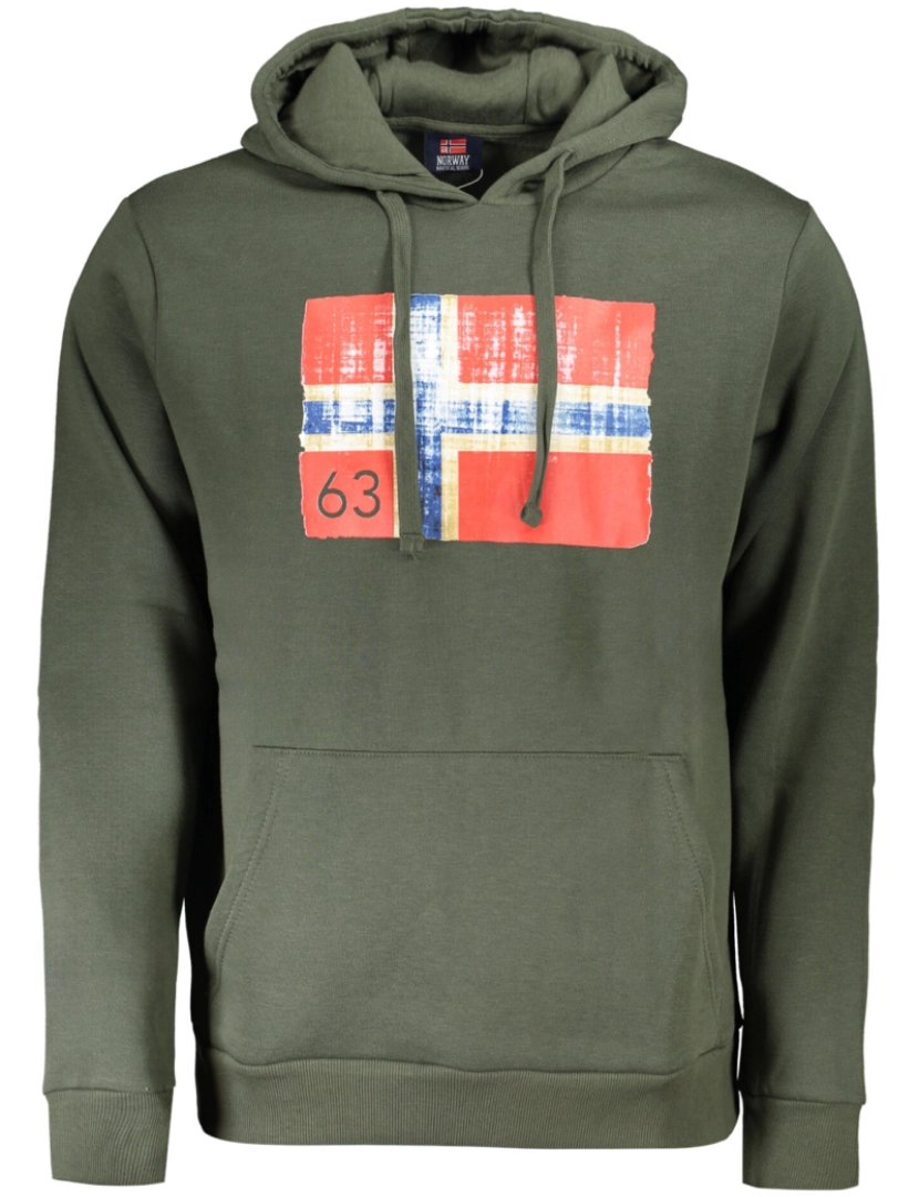 Norway 1963 - Norway 1963 Sweatshirt com Capuz Verde Homem 849443