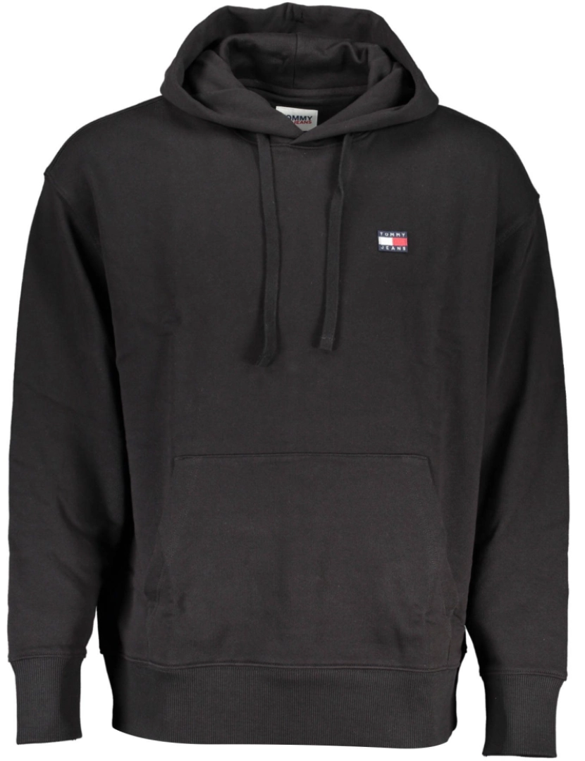 Tommy Hilfiger - Tommy Hilfiger Sweatshirt com Capuz Preta Homem 16369