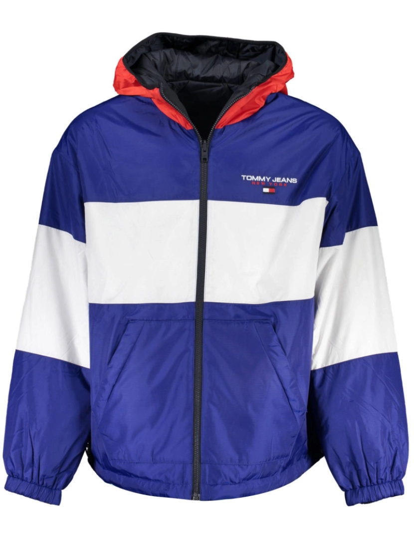 Tommy Hilfiger - Tommy Hilfiger Casaco com Carapuço Azul Homem 16625