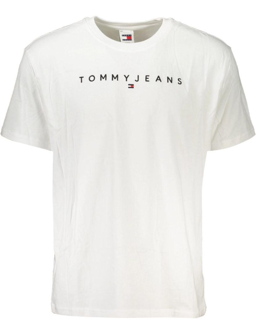 Tommy Hilfiger - Tommy Hilfiger T-Shirt Branca de Homem DM0DM