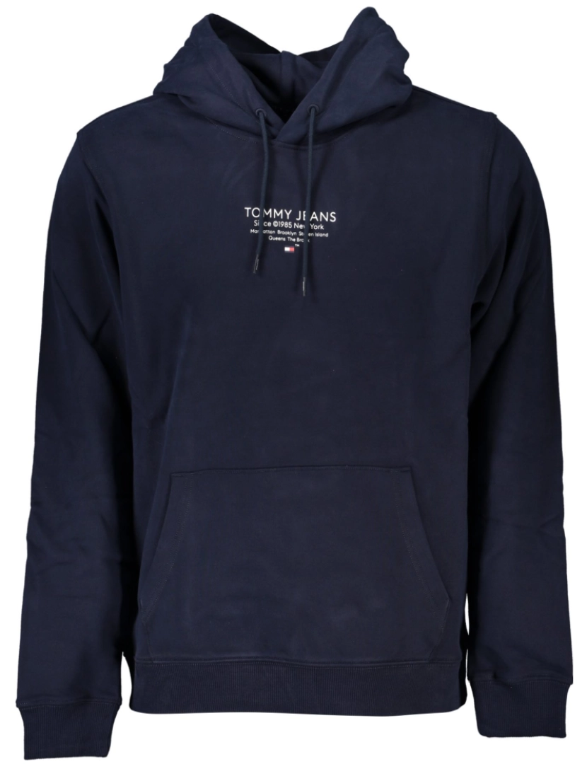 imagem de Tommy Hilfiger Sweatshirt com Capuz Azul Homem 184091