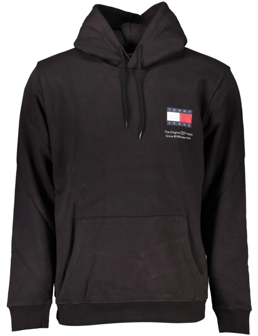 Tommy Hilfiger - Tommy Hilfiger Sweatshirt com Capuz Preta Homem 18418