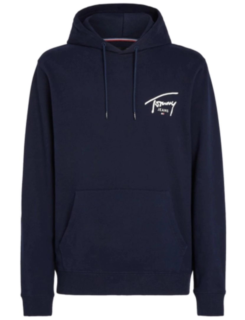 Tommy Hilfiger - Tommy Hilfiger Sweatshirt Azul de Homem com Capuz DM0DM19