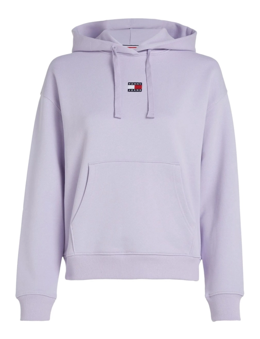 imagem de Tommy Hilfiger Suéter com Carapuço Roxo Mulher DW0DW1731