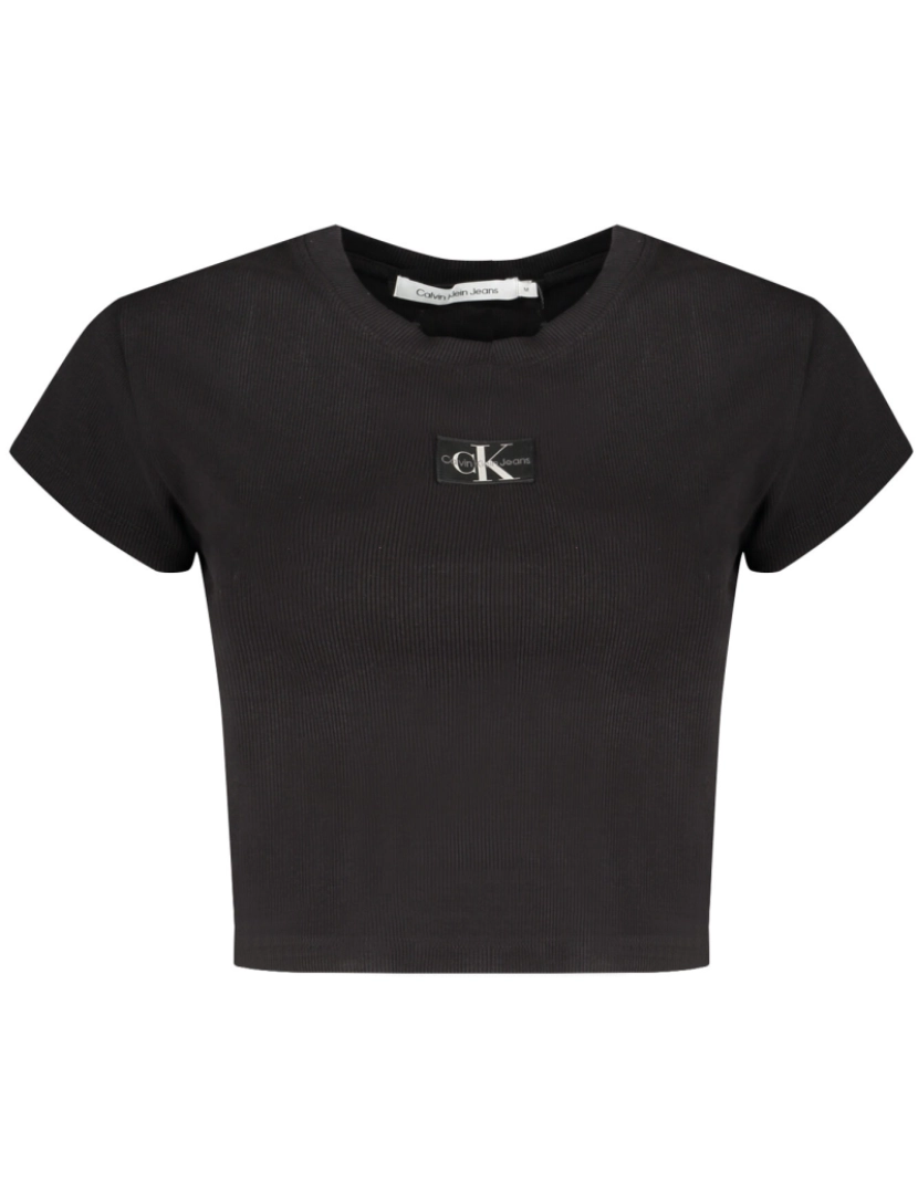 imagem de Calvin Klein T-Shirt Curta Preta Mulher 2235521