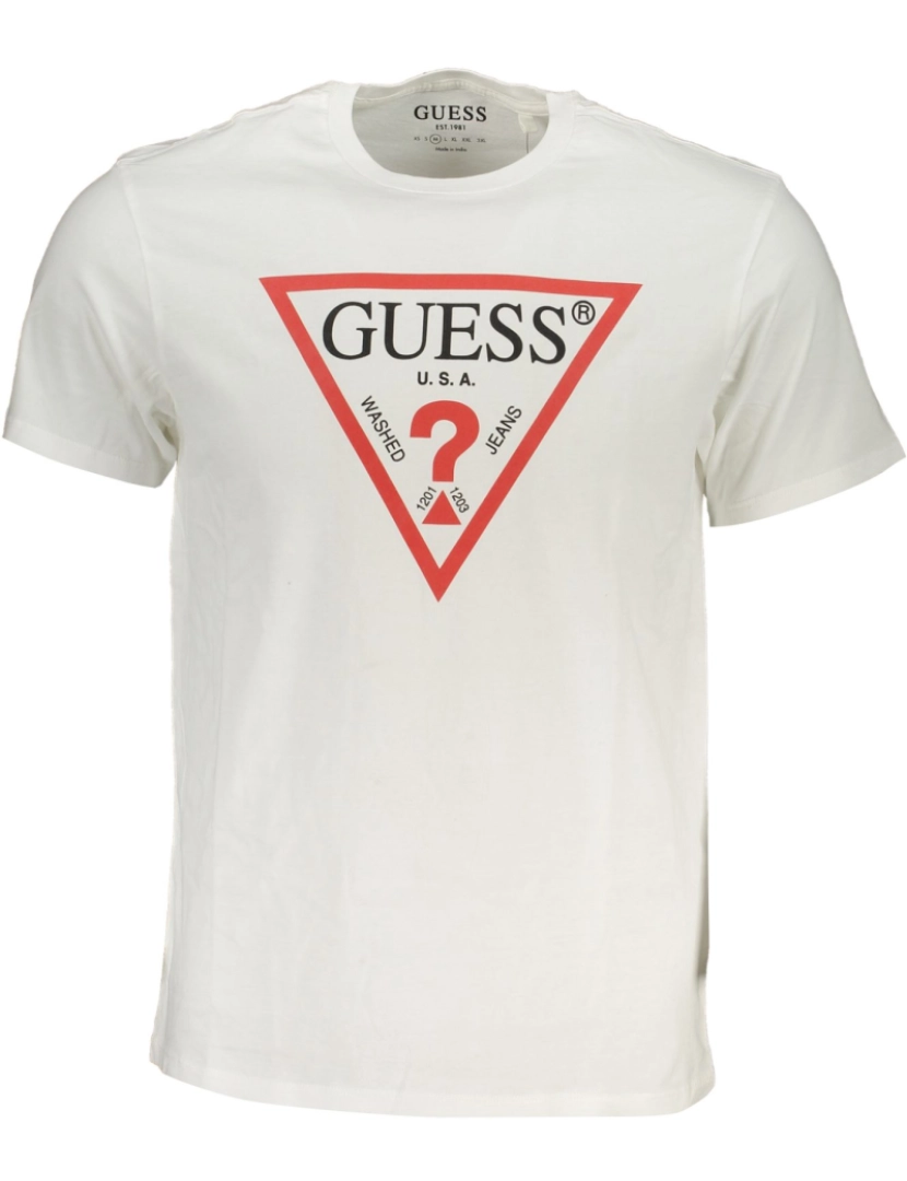 Guess Jeans - Guess Jeans T-Shirt Branca 8KBA60