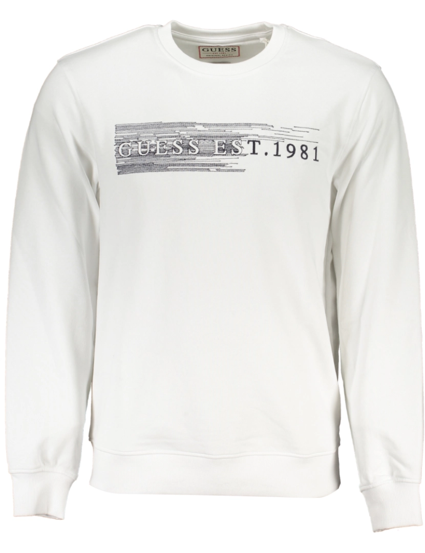 imagem de Guess Jeans Sweatshirt com Capuz Branca Homem KBK321