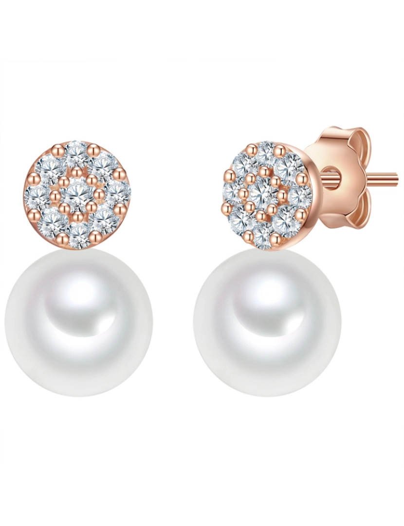 Valero Pearls - Brincos Gota Rose Gold