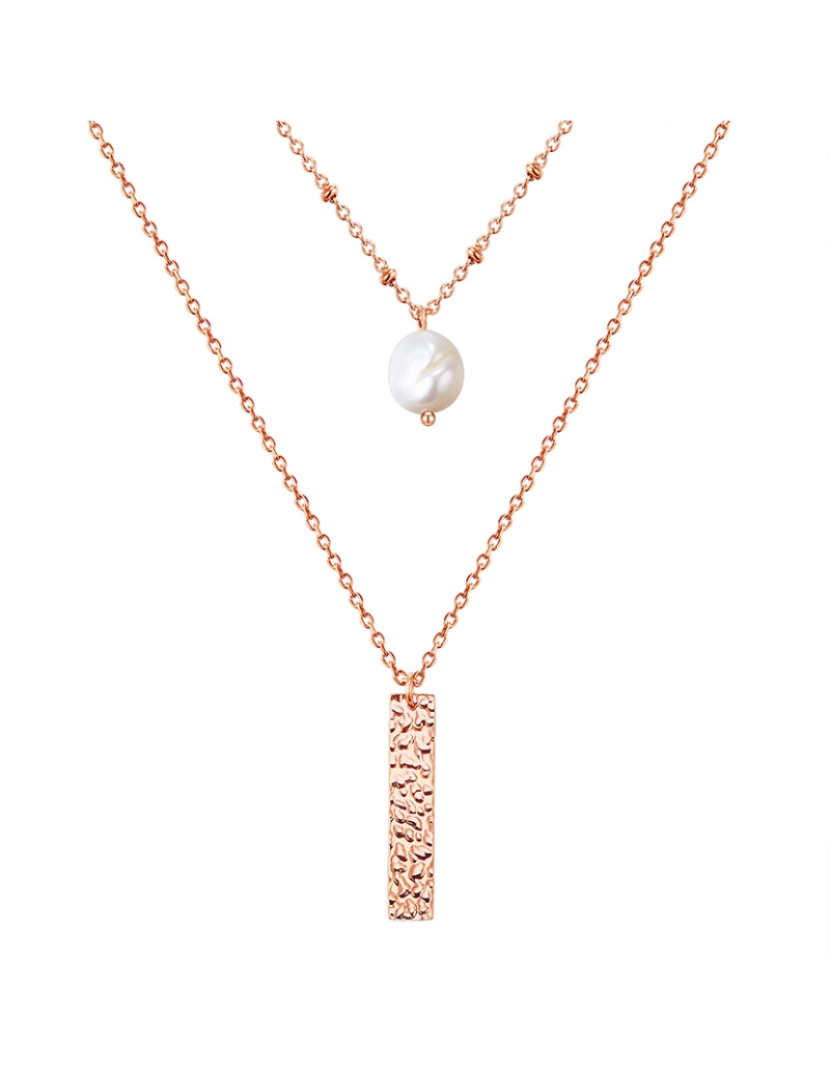 Valero Pearls - Colar Rose Gold de Pérolas Brancas