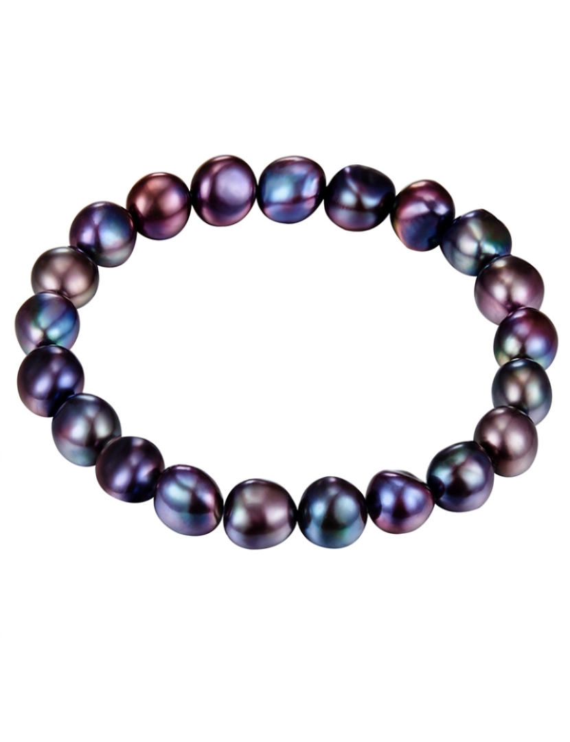 Valero Pearls - Bracelete Pérola Azul Escuro