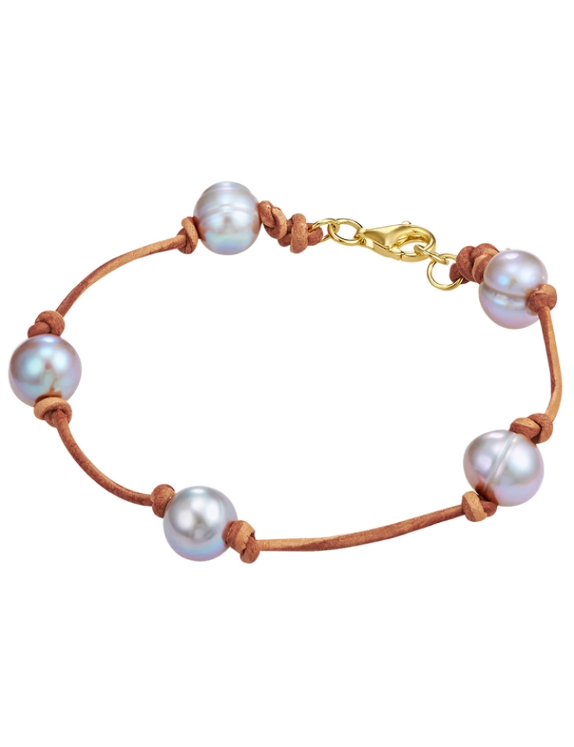 Valero Pearls - Bracelete Pérola Cinza