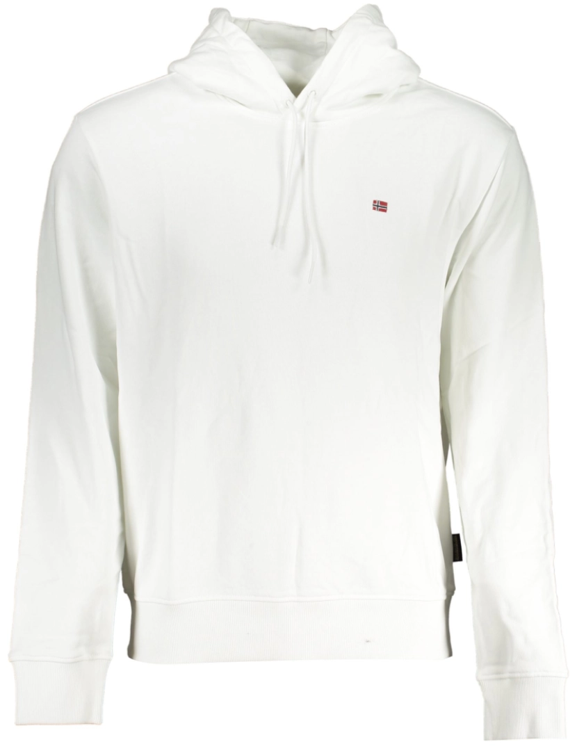 imagem de Napapijri Sweatshirt com Capuz Branco Homem A4H8A1