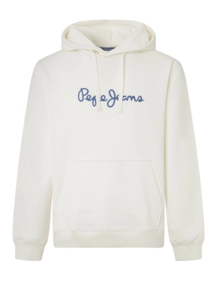 Pepe Jeans - Pepe Jeans Sweatshirt Branca de Homem com Capuz PM5827