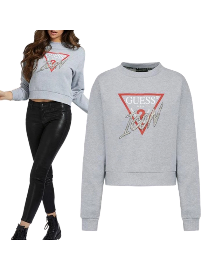 Guess Jeans - Guess Jeans Sweater Cinza YLI68I0