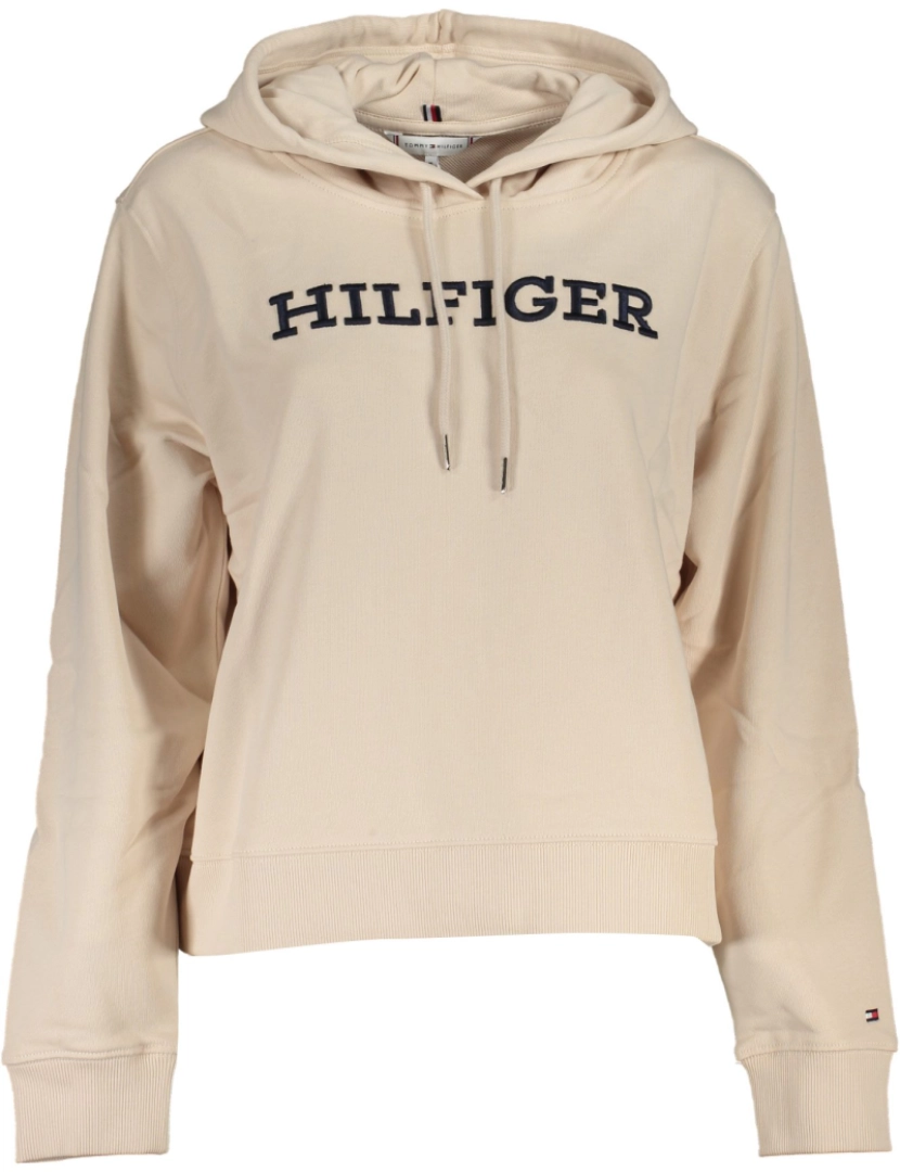 Tommy Hilfiger - Tommy Hilfiger Suéter com Carapuço Bege Mulher 40296