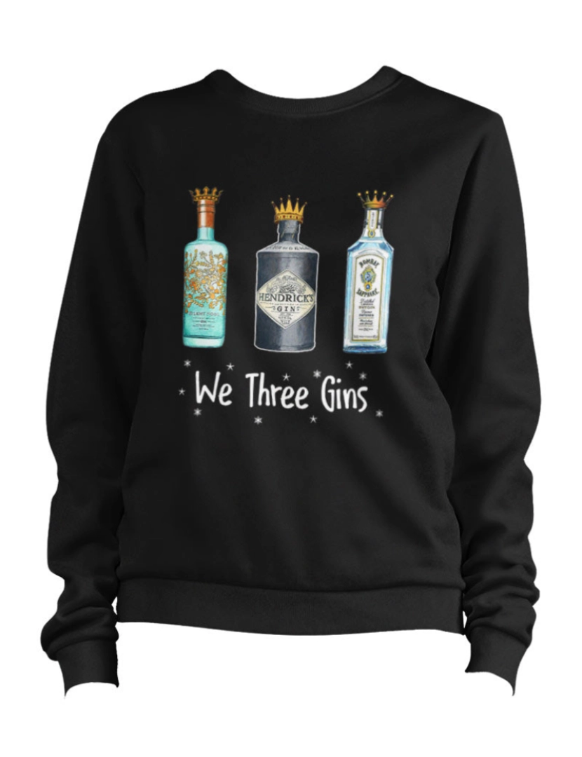 imagem de moletom Moletom We Three Gins Pulôver Jumper CrewneckHoodie moletom-S1