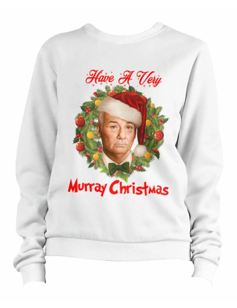 Rockinstone - moletom Moletom de Natal Have A Very Murray CrewneckHoodie moletom-S