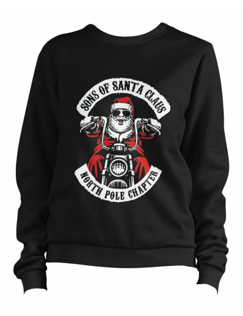 Rockinstone - moletom Moletom Filhos do Papai Noel CrewneckHoodie moletom-S