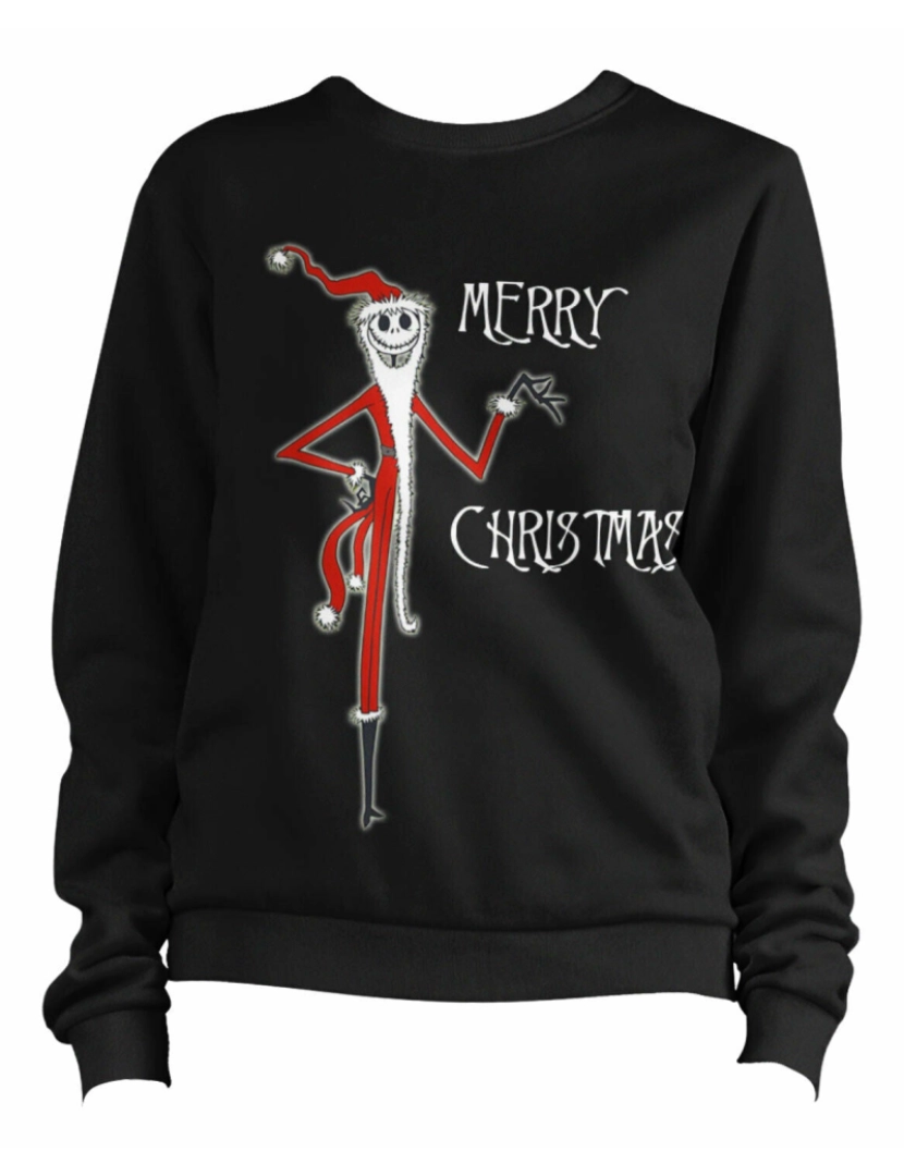 imagem de moletom Moletom Merry Christmas Nightmare CrewneckHoodie moletom-S1