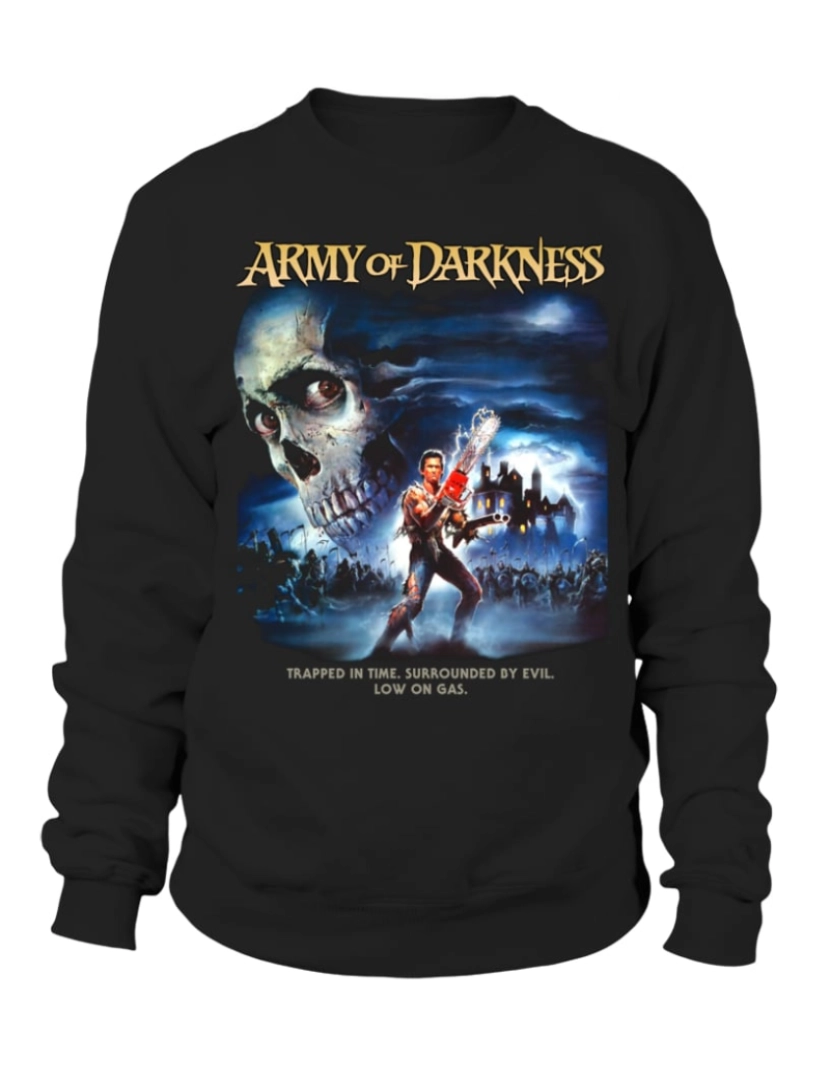 Rockinstone - moletom Moletom Army of Darkness BK (31) CrewneckHoodie moletom-S