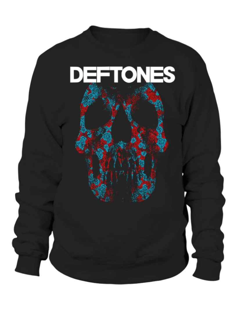 imagem de moletom Moletom Deftones BK (17) CrewneckHoodie moletom-S1