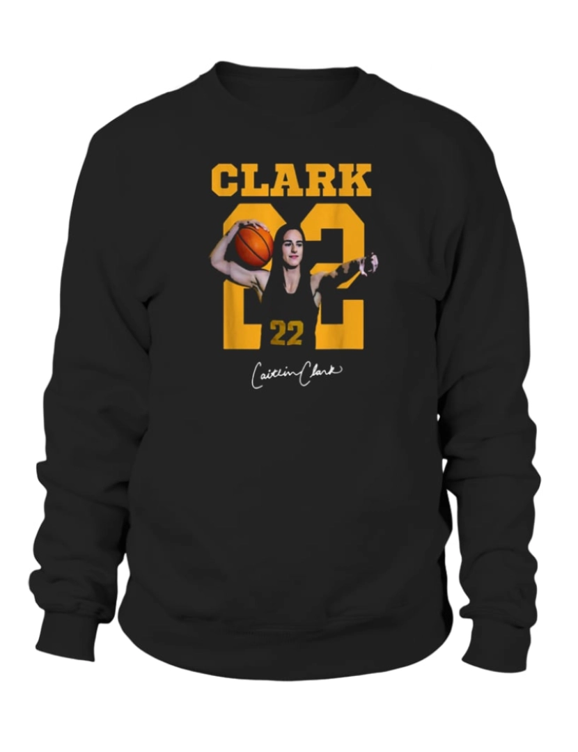 imagem de moletom Moletom Caitlin Clark Merch CrewneckMoletom com capuz-S1