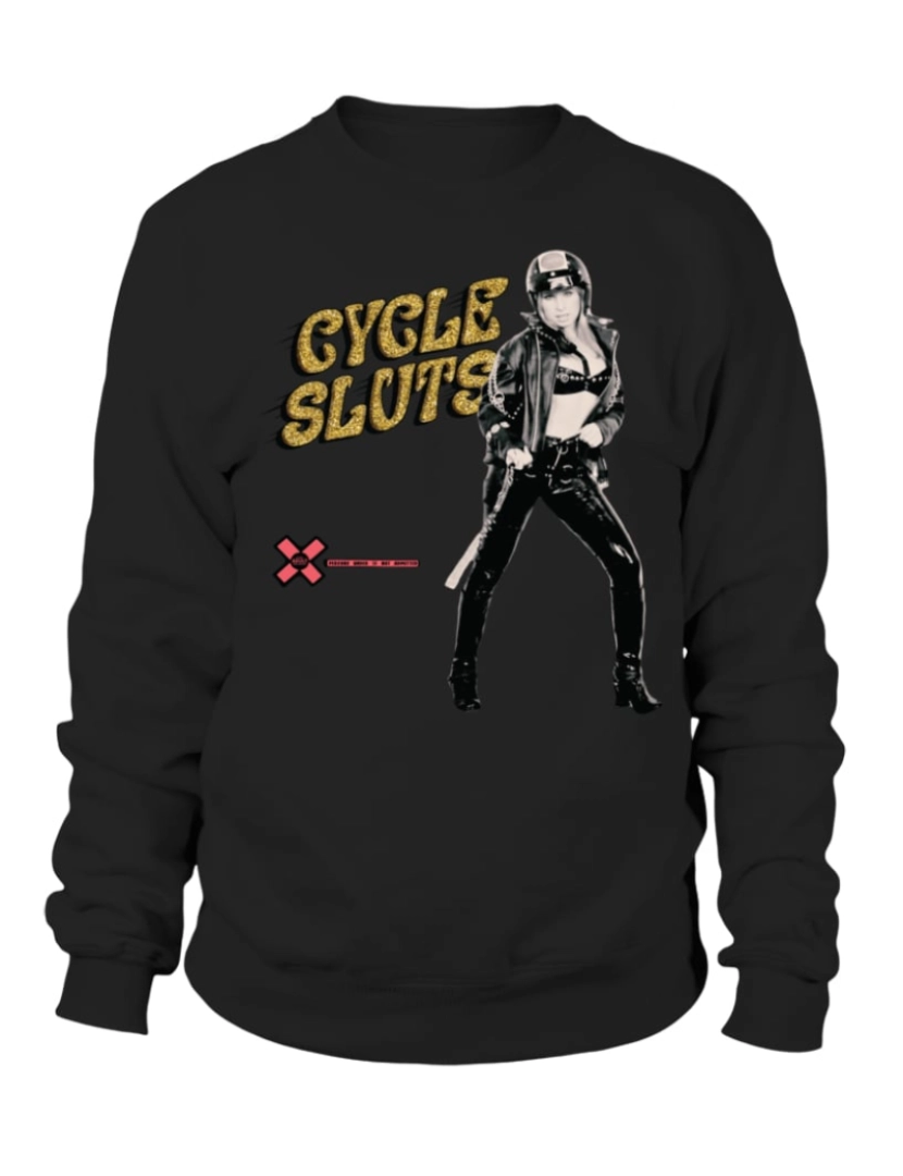 Rockinstone - moletom Moletom Barbra Streisand Cycle Sluts BK CrewneckHoodie moletom-S