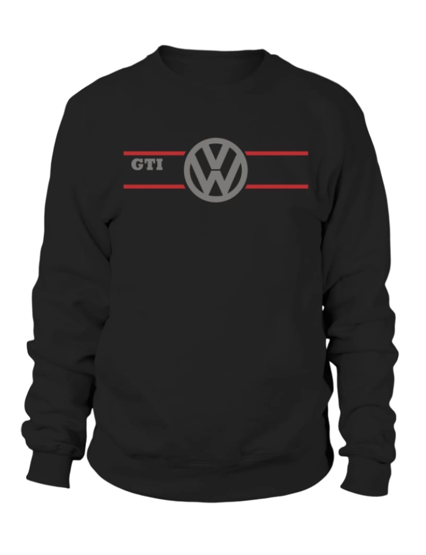 Rockinstone - moletom Moletom Volkswagen VW GOLF GTI MK6 BK Moletom CrewneckHoodie-S