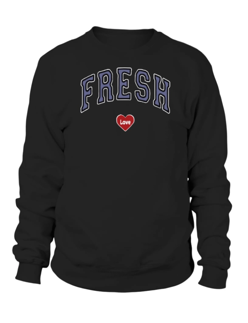 imagem de moletom Moletom Fresh Love Merch CrewneckHoodie moletom-S1