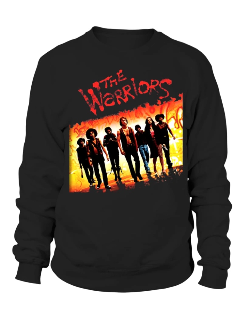 Rockinstone - moletom 041. The Warriors (1979) Moletom BK CrewneckMoletom com capuz-S