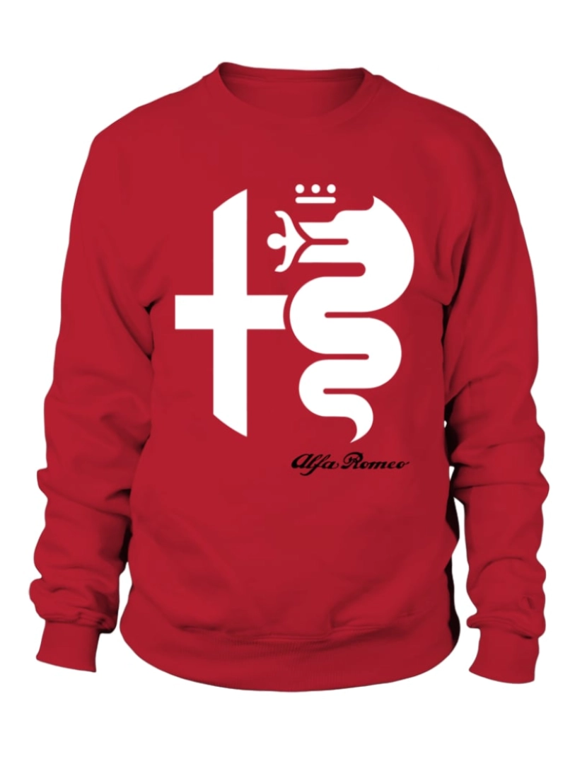 Rockinstone - moletom Moletom Alfa Romeo RD CrewneckMoletom com capuz-S