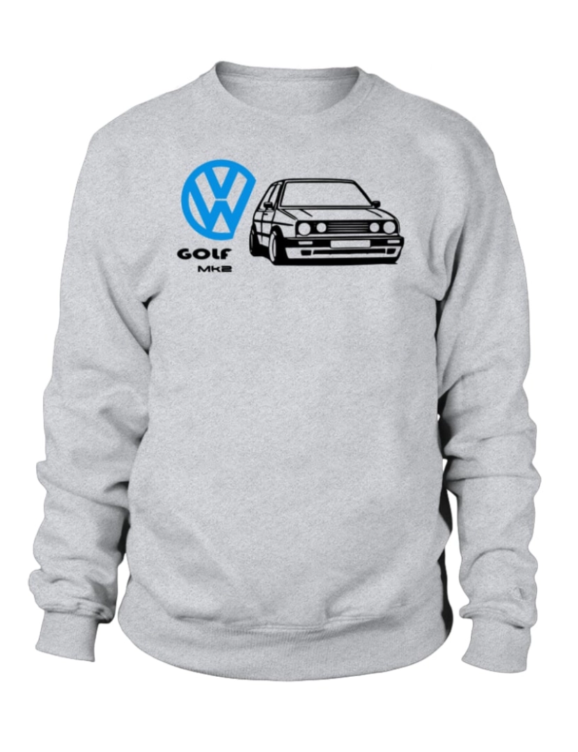 Rockinstone - moletom Volkswagen VW GOLF MK2 GR- moletom CrewneckHoodie moletom-S