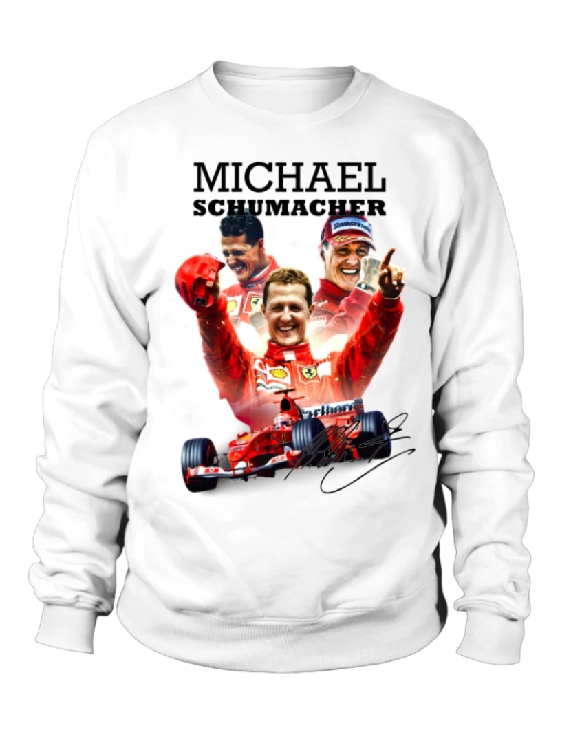 Rockinstone - moletom WT. Michael Schumacher (6) moletom CrewneckMoletom com capuz-S