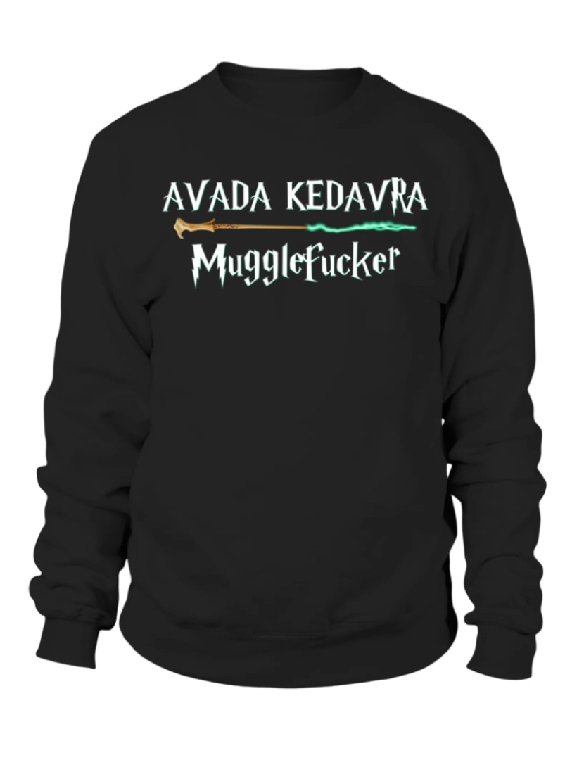 Rockinstone - moletom Moletom Avada Kedavra Moletom CrewneckHoodie-S