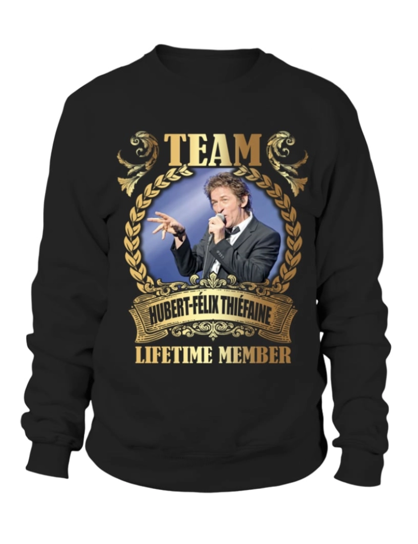 imagem de moletom Moletom TEAM HUBERT-FELIX THIEFAINE Moletom CrewneckHoodie-S1