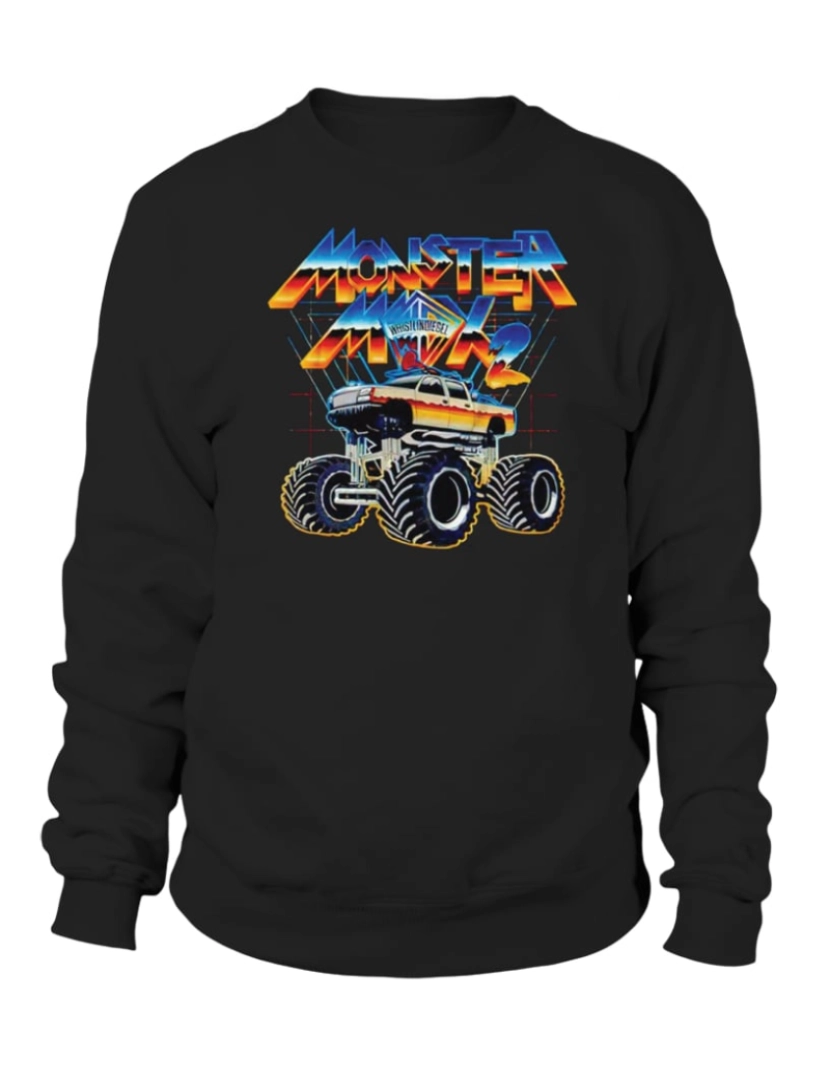 Rockinstone - moletom Moletom Monstermax Merch CrewneckMoletom com capuz-S