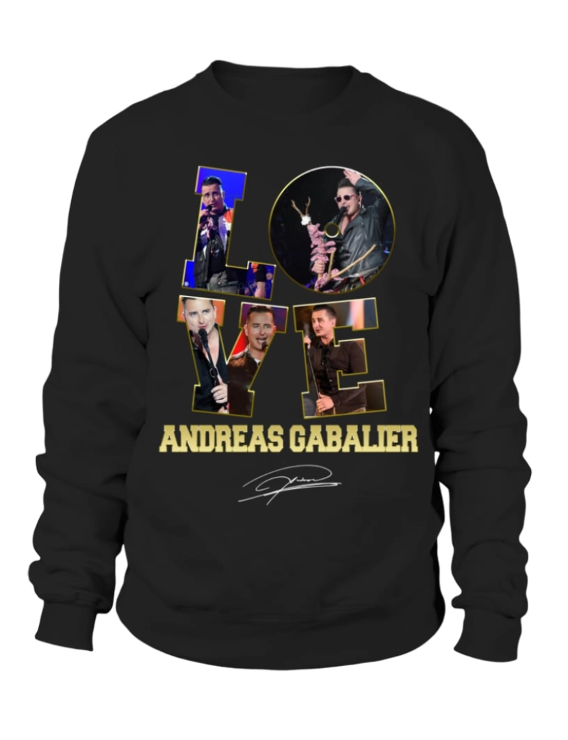 imagem de moletom Moletom LOVE ANDREAS GABALIER Moletom CrewneckHoodie-S1