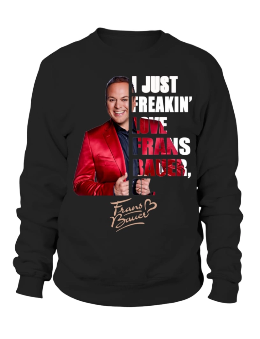 Rockinstone - moletom EU SÓ AMO FRANS BAUER, OK. moletom CrewneckHoodie moletom-S