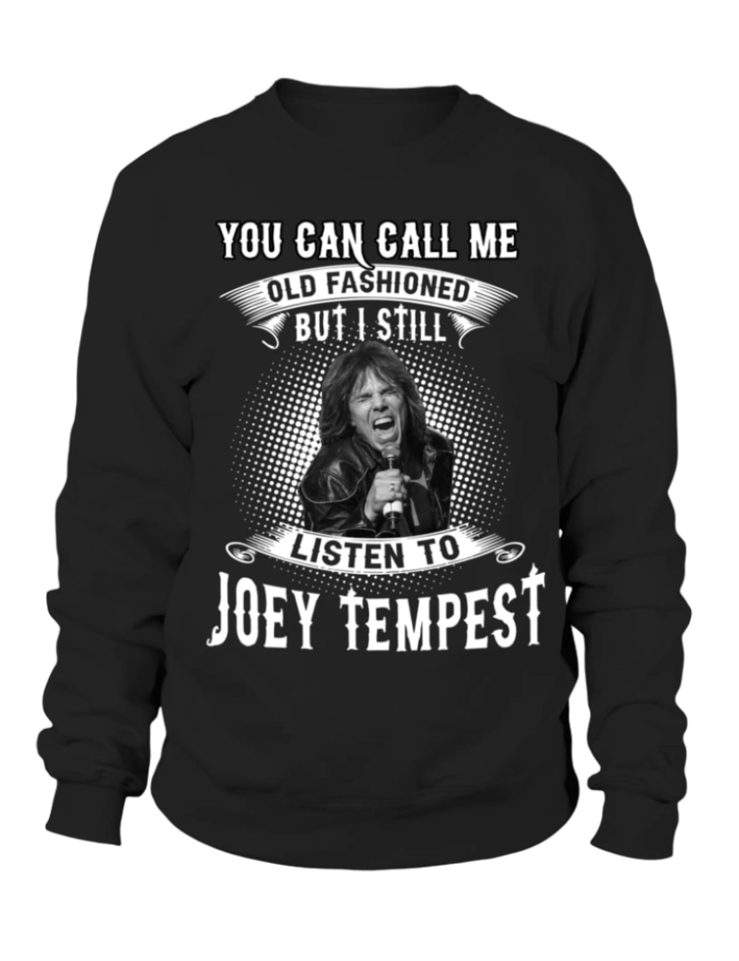 Rockinstone - moletom EU AINDA OUÇO JOEY TEMPEST moletom CrewneckHoodie moletom-S