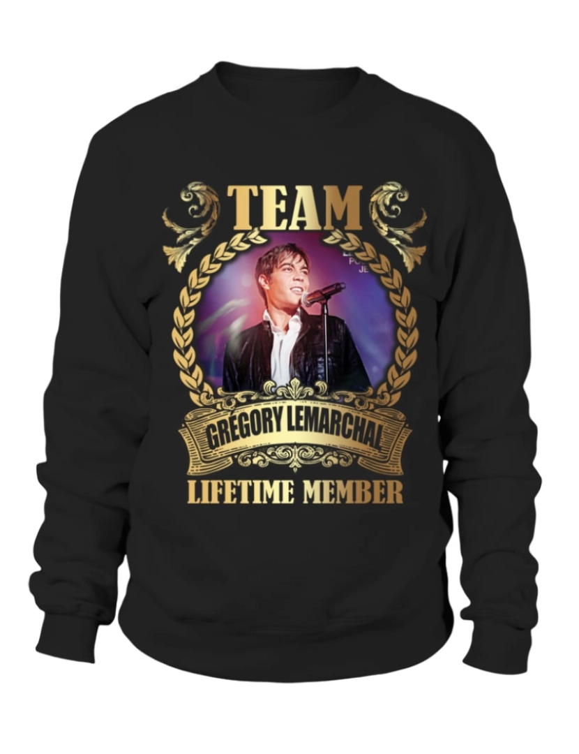 Rockinstone - moletom EQUIPE GREGORY LEMARCHAL - Moletom LIFETIME MEMBER Moletom CrewneckHoodie-S