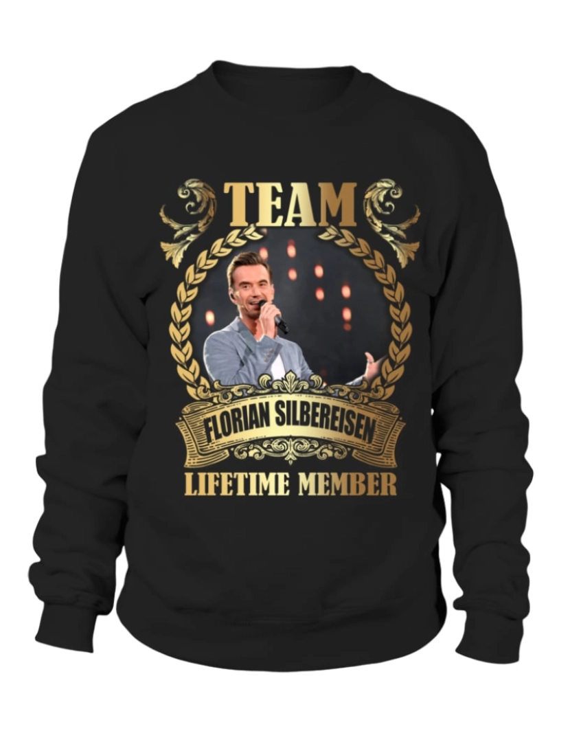 imagem de moletom TEAM FLORIAN SILBEREISEN - Moletom LIFETIME MEMBER CrewneckMoletom com capuz-S1