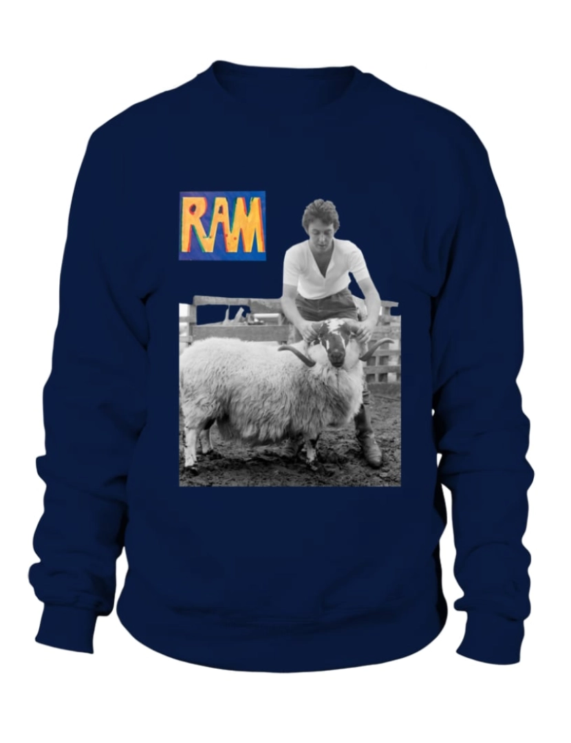 Rockinstone - moletom BBRB-011-YL. Paul McCartney - Moletom Ram CrewneckMoletom com capuz-S