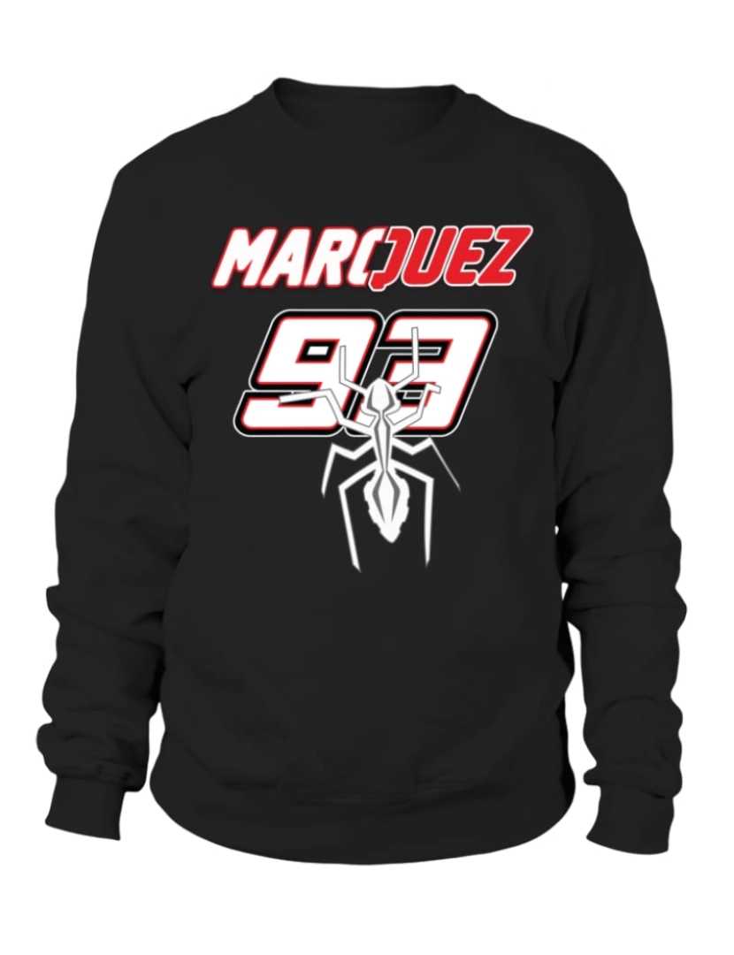 Rockinstone - moletom RD80-005-BK. Marc Marquez (1) Moletom CrewneckHoodie moletom-S