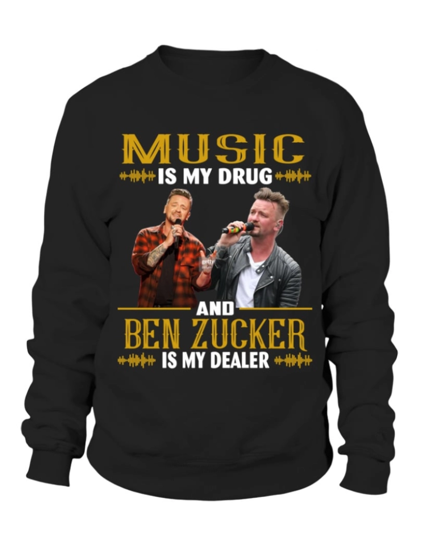 Rockinstone - moletom BEN ZUCKER É MEU REVENDEDOR Moletom CrewneckHoodie moletom-S