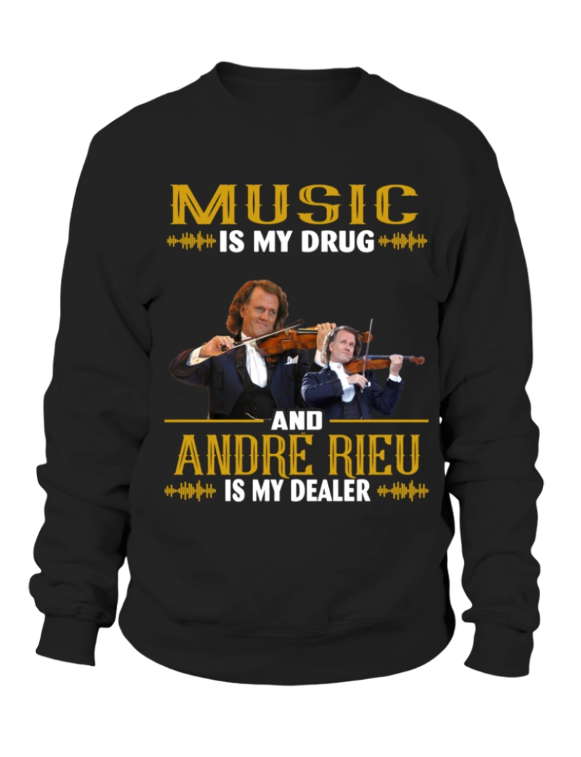 Rockinstone - moletom ANDRE RIEU IS MY DEALER Moletom CrewneckHoodie moletom-S