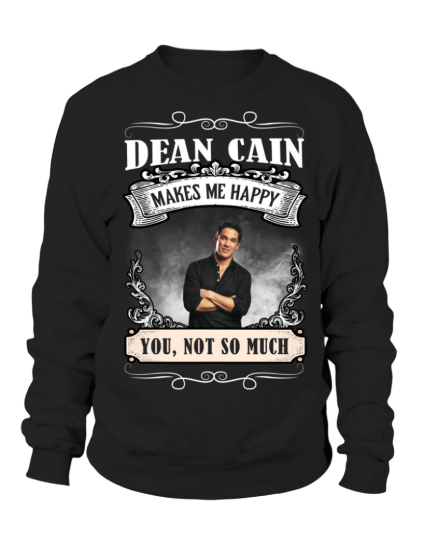 Rockinstone - moletom DEAN CAIN FAZ-ME FELIZ moletom CrewneckHoodie moletom-S