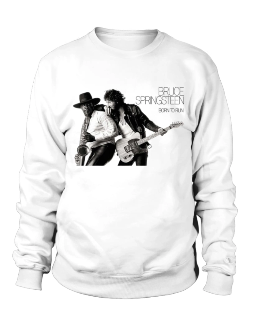 Rockinstone - moletom Bruce Springsteen - Moletom Born To Run Moletom CrewneckHoodie-S