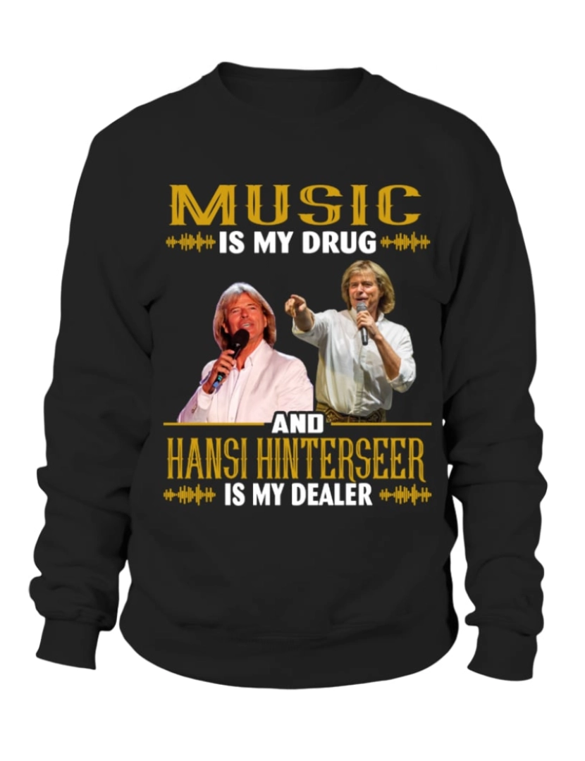 Rockinstone - moletom HANSI HINTERSEER IS MY DEALER moletom CrewneckHoodie moletom-S